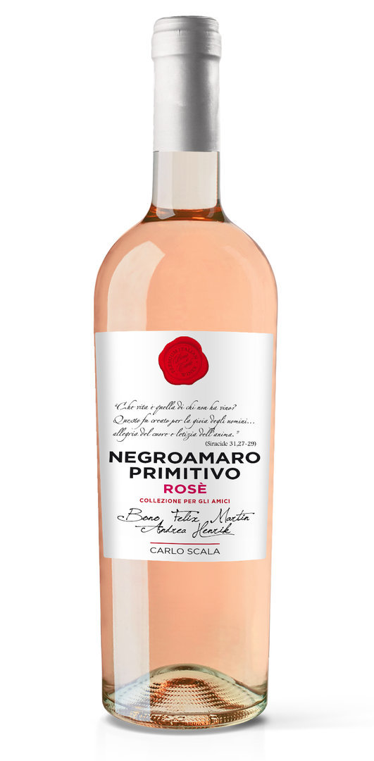 Negroamaro Primitivo Rosé Carlo Scala