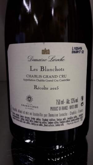 Les Blanchots Chablis Grand Cru AOC Laroche