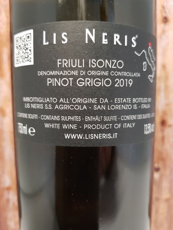 Pinot Grigio Friuli Isonzo Lis Neris