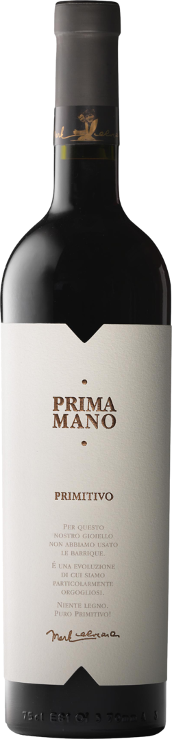 Prima Mano Primitivo Puglia A Mano 6 Flaschen in Holzkiste