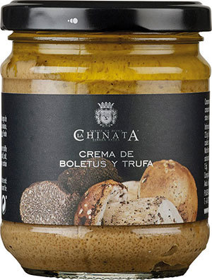 Pastete von Steinpilzen und Trüffel mit Olivenöl La Chinata